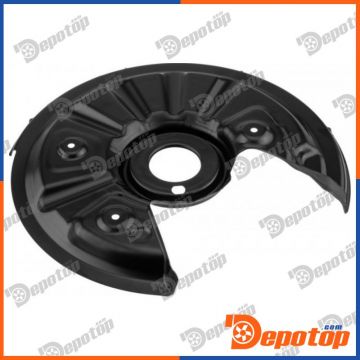 Déflecteur, disque de frein arrière gauche pour VW | HTO-VW-085, 57SKV732